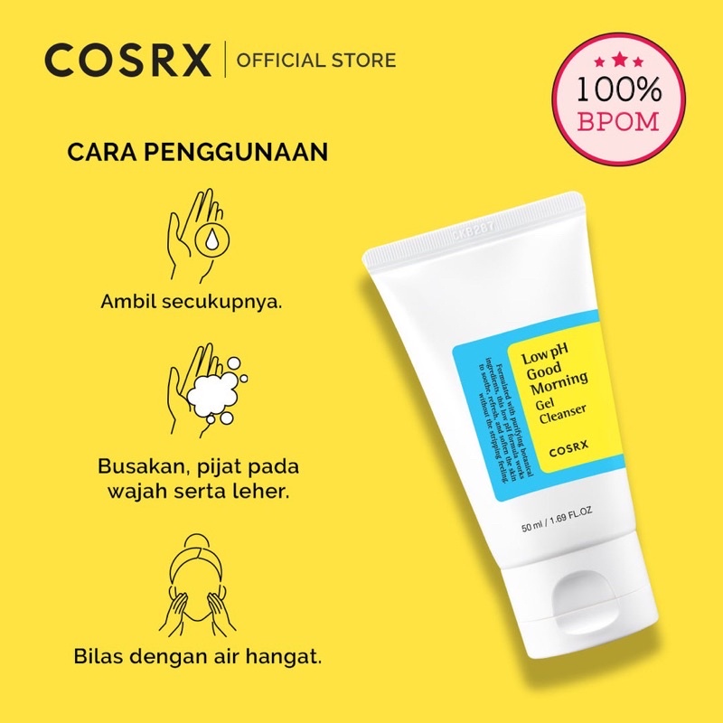 COSRX Low PH Good Morning Gel Cleanser (50ml/150ml) ORIGINAL