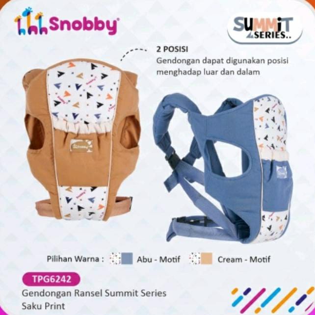 Snobby Gendongan Ransel Summit Series Saku Print TPG6242