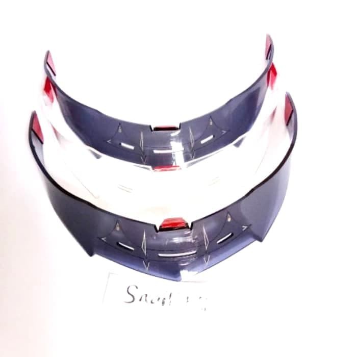 SPOILER HELM SNAIL FFS1 FULLGACE HITAM / SPOILER SNAIL FFS1 TERKINI