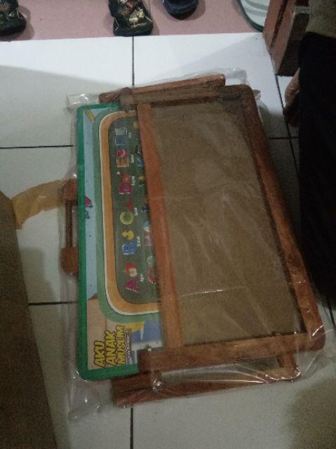 Meja Belajar Lipat Anak Meja Belajar Plus White Board Dengan Karakter Islami