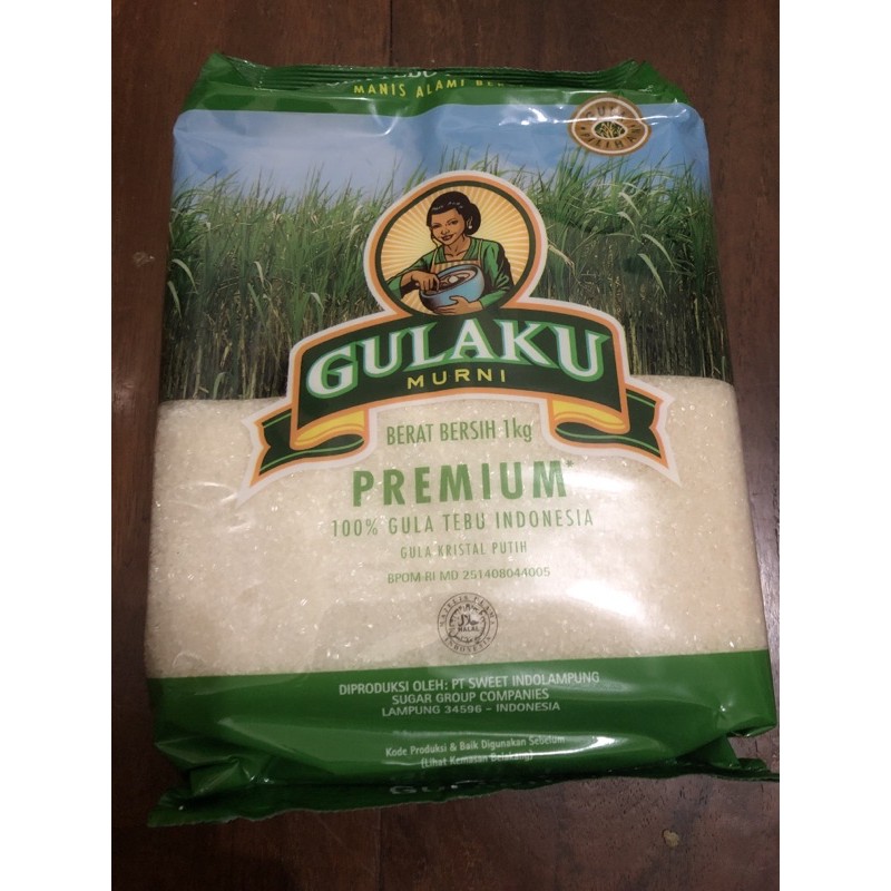 GULAKU hijau 1 kg Gula Pasir