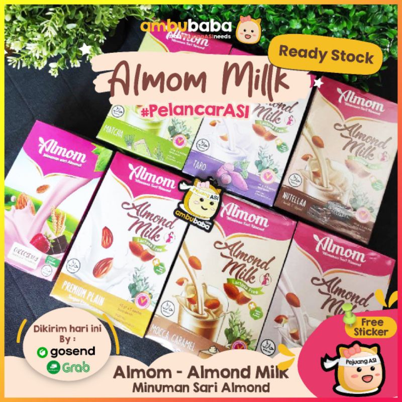 Almom Susu Almon Minuman Sari Almond Pelancar ASI Booster