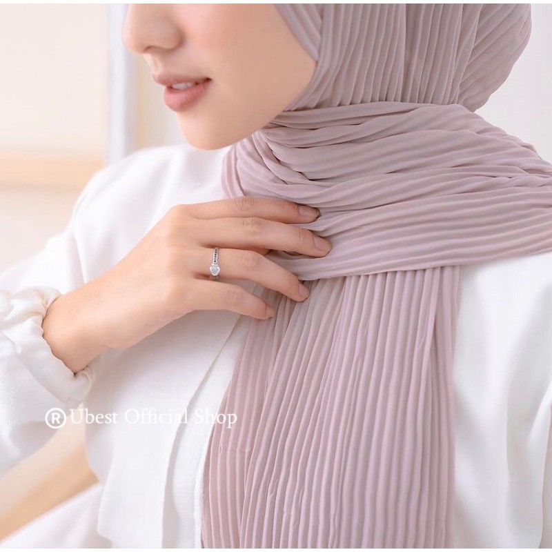 Pashmina Plisket Ceruty Babydoll / Pashmina Plated / Pashmina Plisket Sahwl / Pashmina Ceruty murah