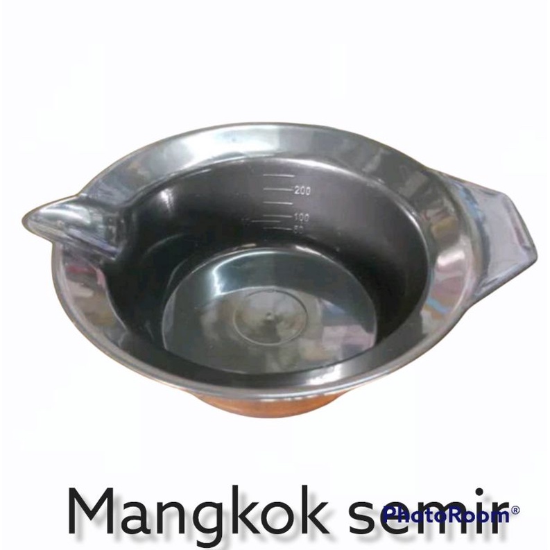 Mangkok Semir Sisir semir Bahan Tebal
