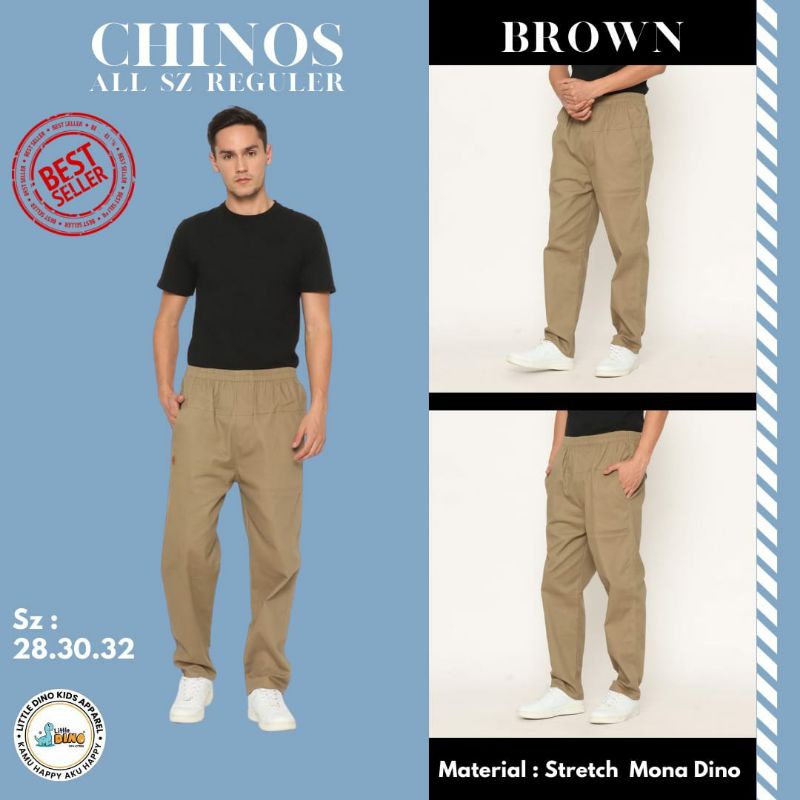 celana panjang chinos dewasa jumbo reguler