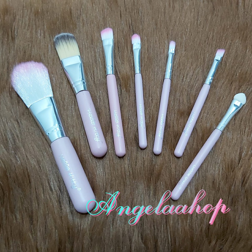 Kuas Blush On Hello Kitty Brush 7 Pcs