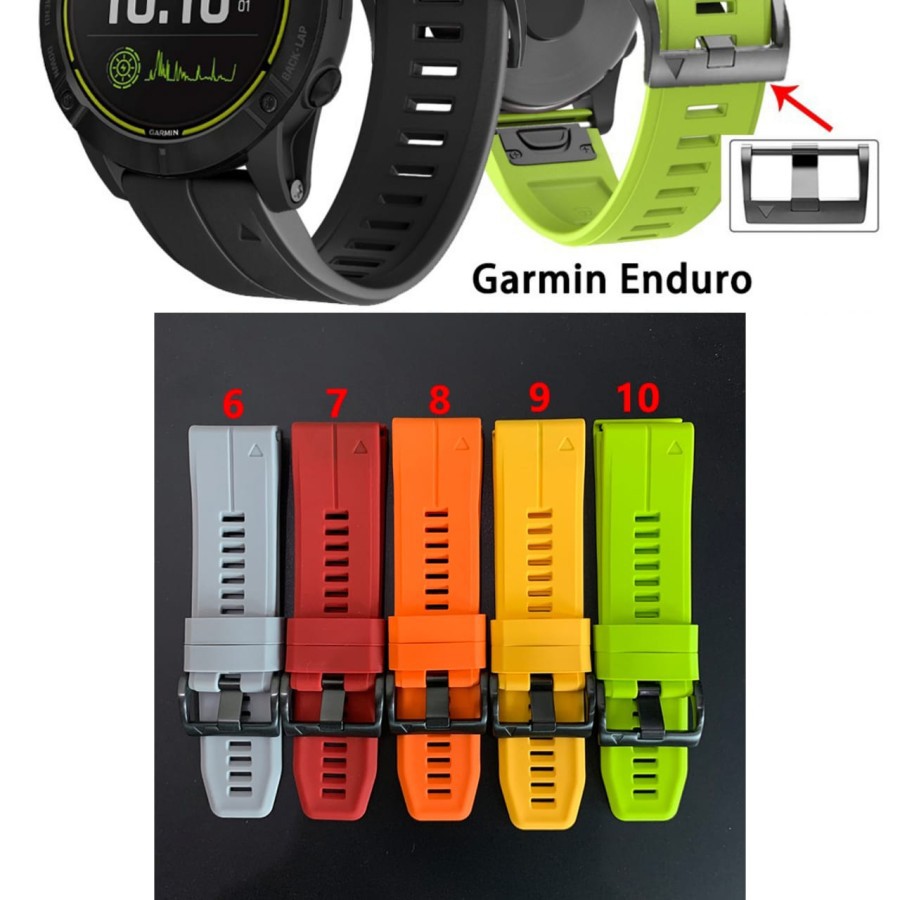 STRAP BAND TALI JAM Garmin Enduro Fenix 3 5x 6x 7x 26mm