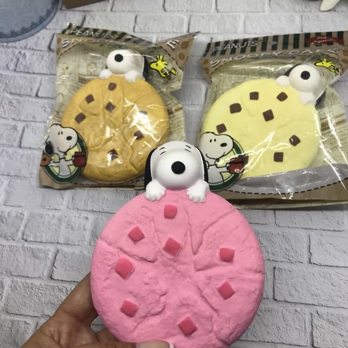 Soft And SlowRise Squishy SNOOPY JUMBO COOKIES - SNOOPY CAFE BY NIC