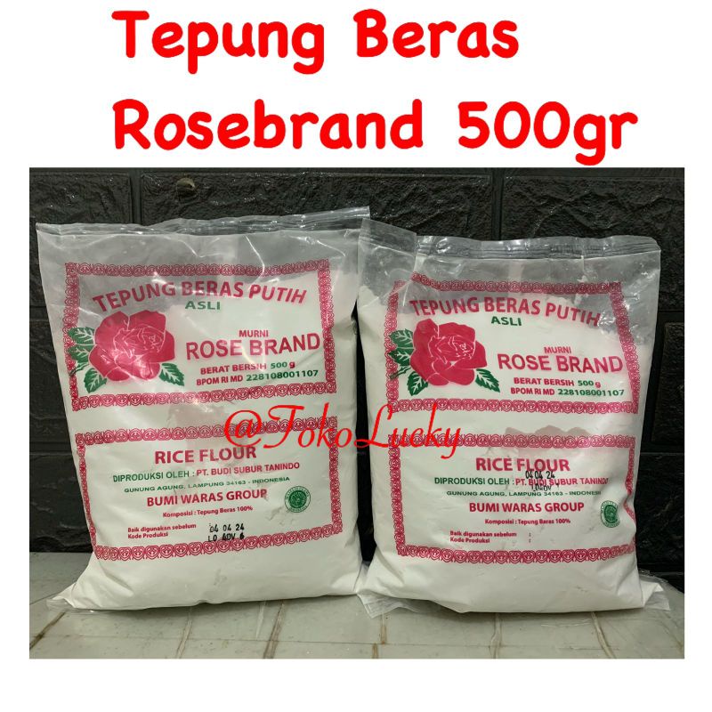 

Tepung Beras Rose Brand 500gr / Tepung Beras Rosebrand 500gr