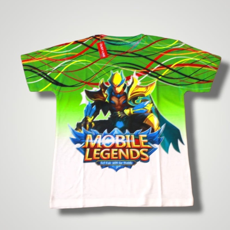 GRATIS NICNAME BAJU FREE FIRE/BAJU GAMING MOBILE LEGEND  ANAK SIZE 9-12THN