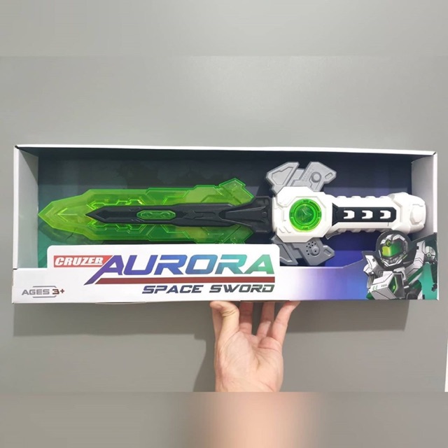 Toys Kingdom Cruzer Aurora Space Sword Light Sound - Mainan Anak Pedang Lampu Nyala Bunyi