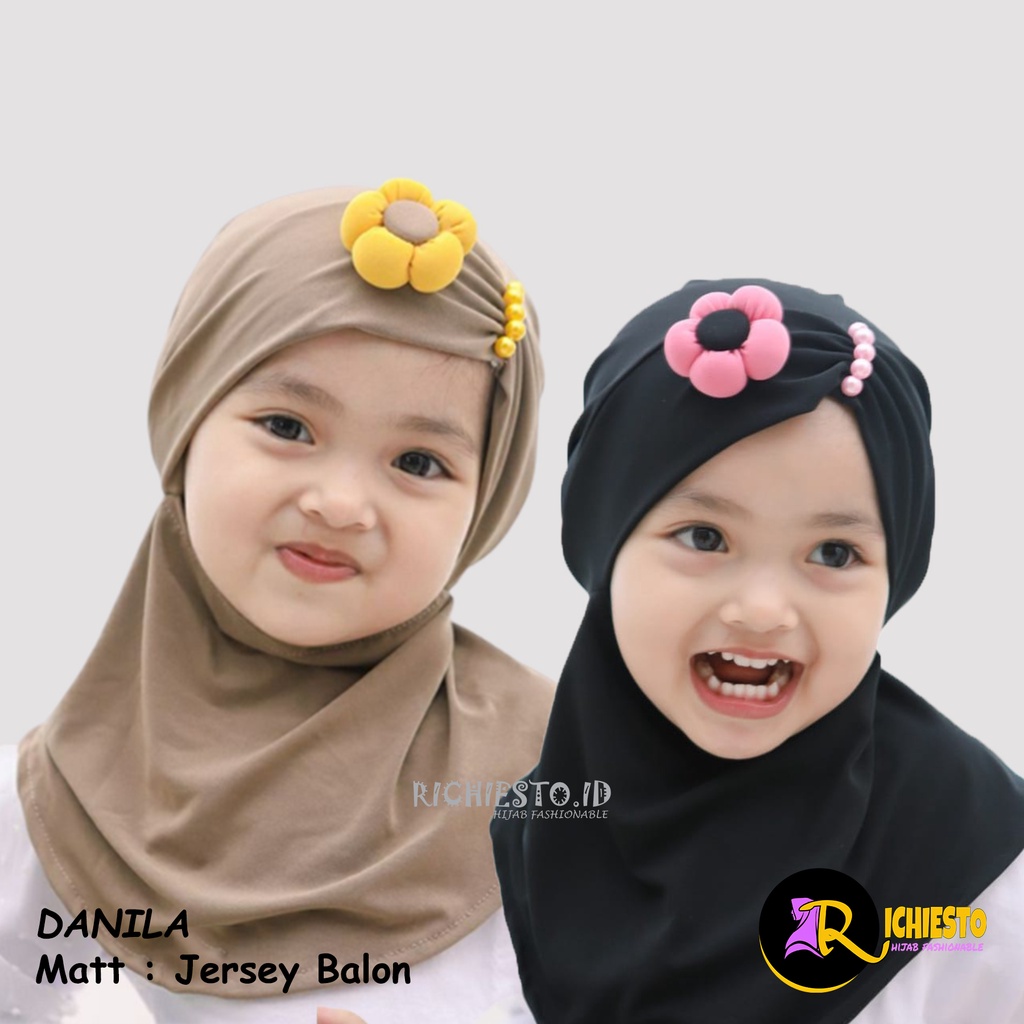 Jilbab Anak DANILA Allsize Kerudung Anak Lucu 0 - 2 Tahun