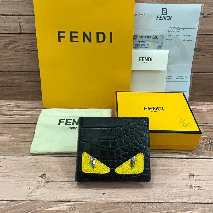 Dompet Pendek Pria Branded Fendi Asli Original Import Mirror Murah 4 Banjirezeki