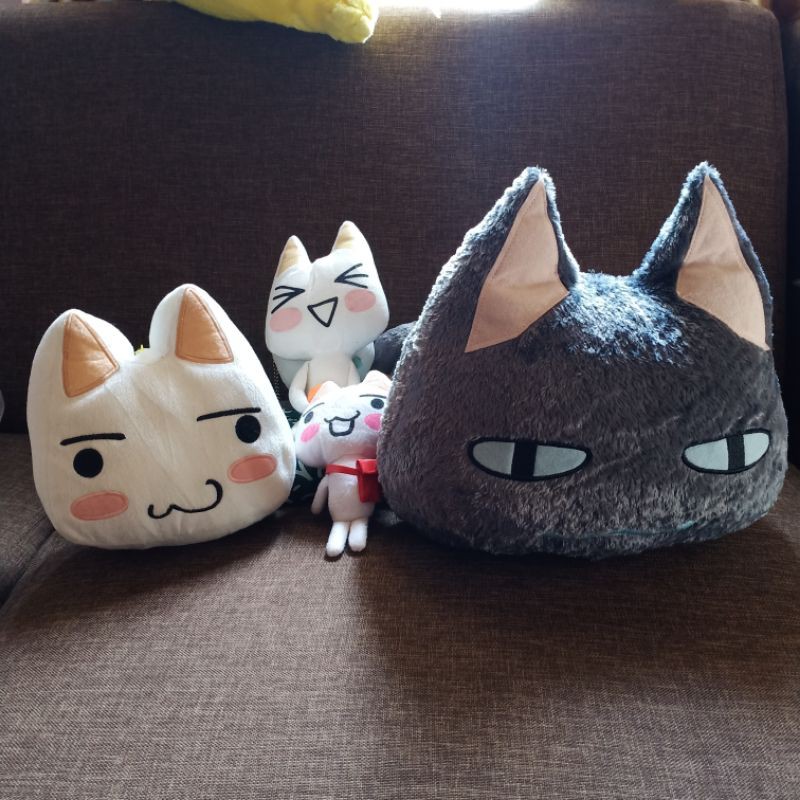 Paket Boneka Kucing Doko Demo Issho, Toro dan Kuro