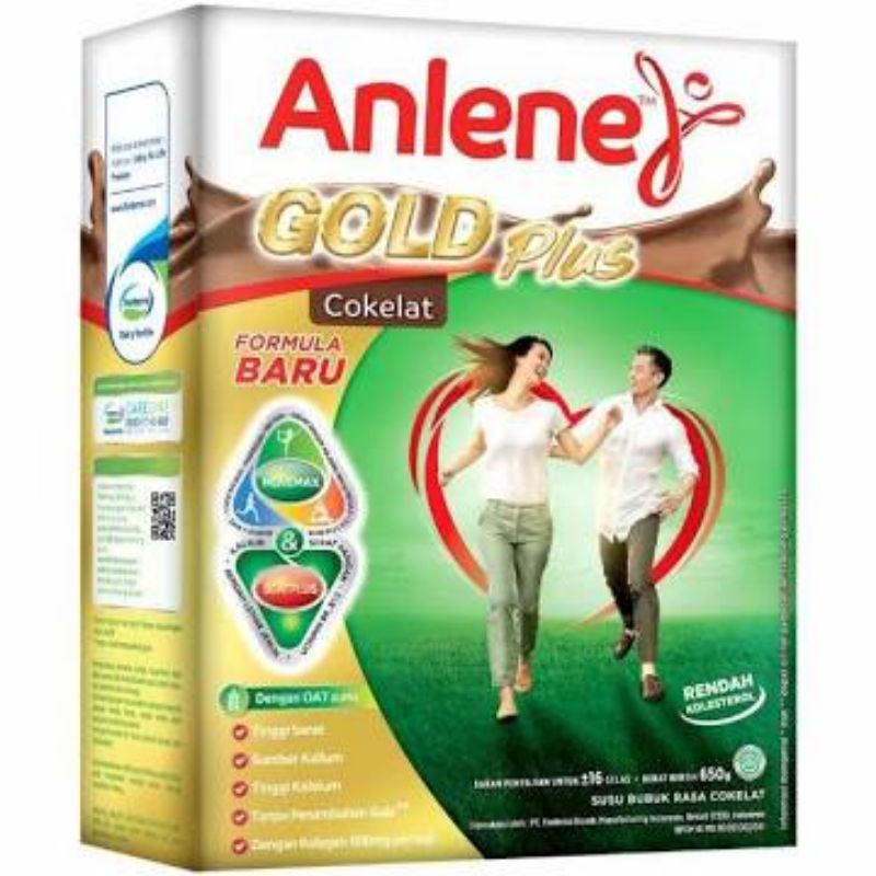 Susu Anlene Gold PLUS 650gr Rasa Coklat