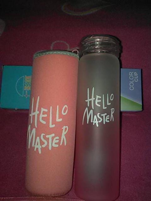 Hot Promo Botol Minum Hello Master + Free Sarung (480ml)