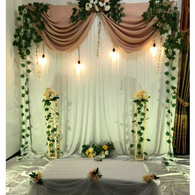 Kain dekorasi kain habutei kain habutai kain backdrop kain meteran kain dekorasi meteran kain kiloan