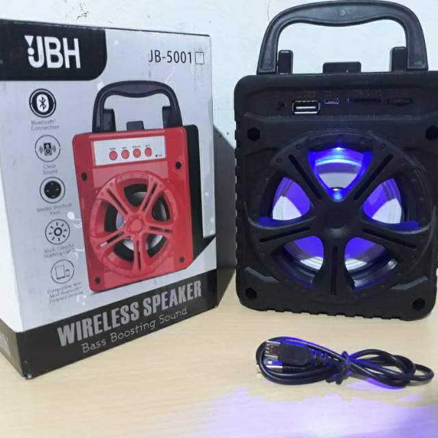 speaker bluetooth JBH JB-5001 usb flashdisk microsd super mantap murah meriah