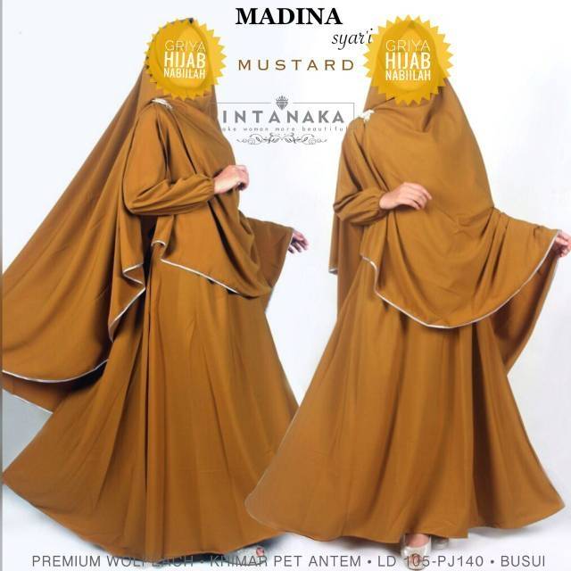 Gamis Syari Madina Syari Ori INTANAKA