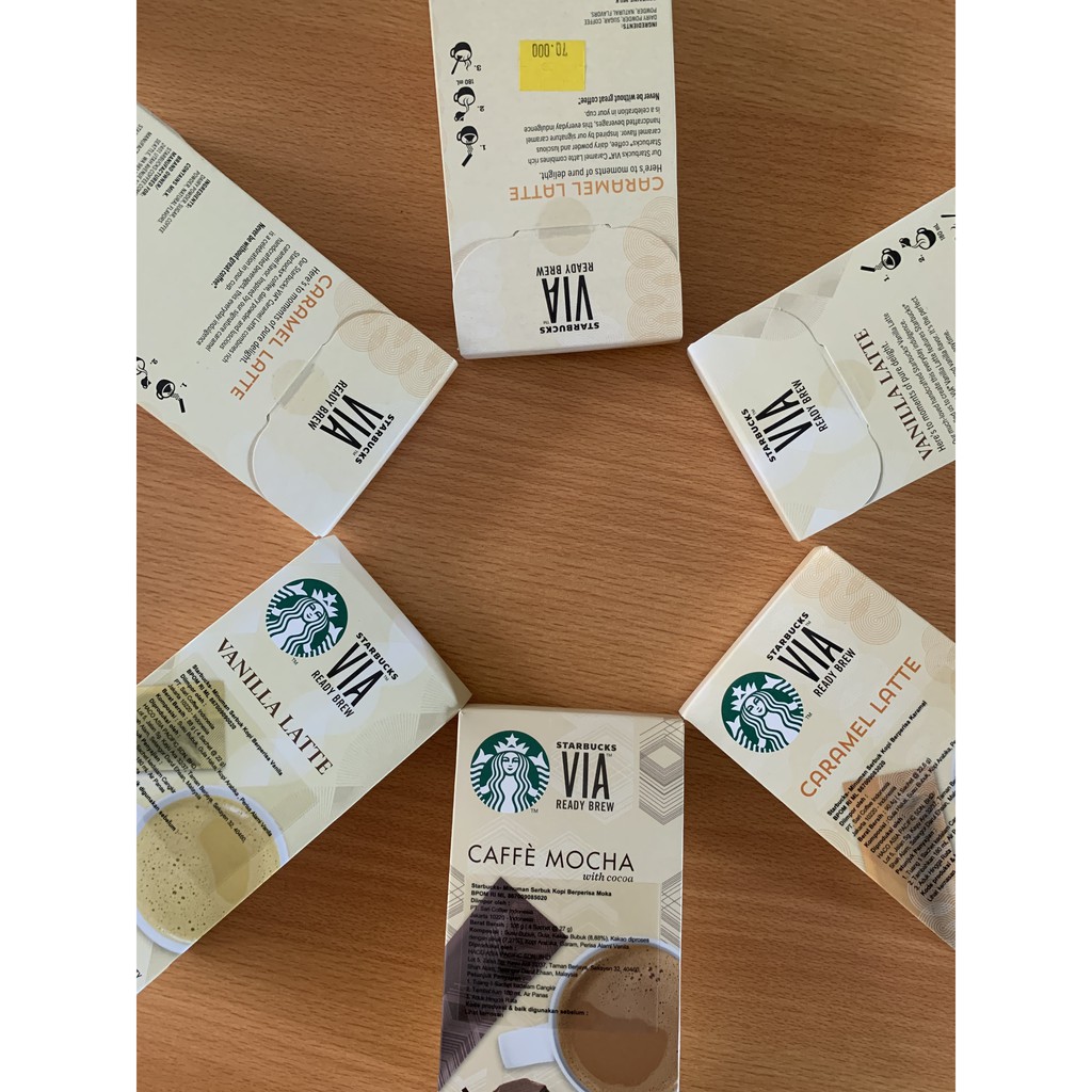 VIA Starbucks Instant Coffee Brew Me Flavoured Caramel