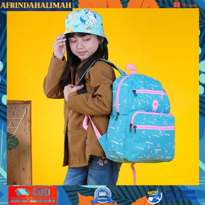 

{TERBARU} Tas Anak Perempuan Ransel Tas Sekolah Anak TK-SD Tas Punggung Set 3in1