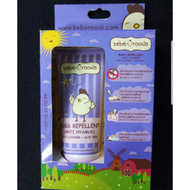 Bebe Roosie Bugs Repellent Anti Nyamuk