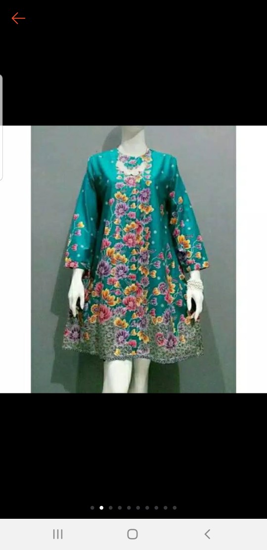 #bayardirumah Tunik Batik Wanita M L Xl Xxl Jumbo