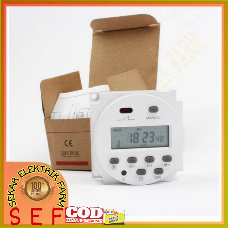 Weekly Programmable Electronic Timer CN101A AC 220V 16A CN 101A Switch