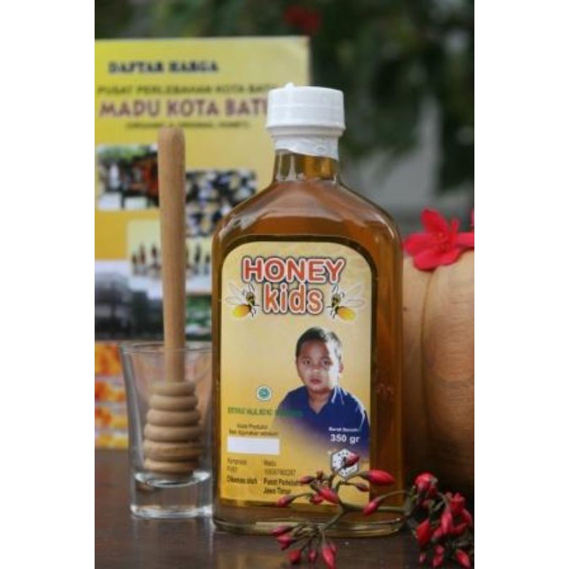 

Madu Asli Murni / Honey Kids / Botol Kaca 350 gr / madu-kotabatu