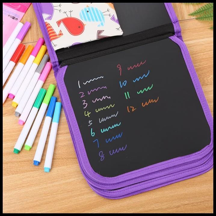 

Erasable Book Set With 12 Pens / Buku Gambar Bisa Hapus B0025