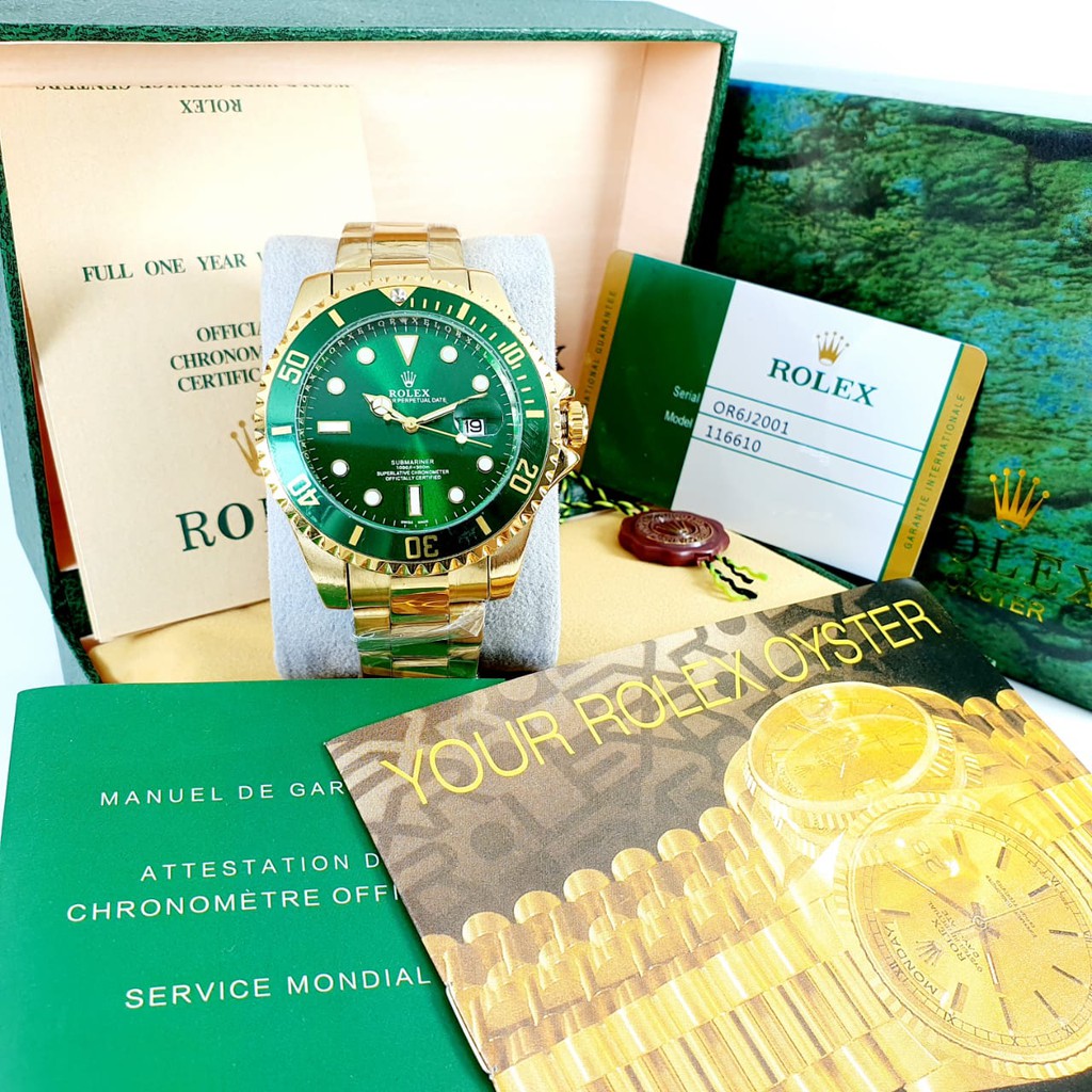 jam tangan pria Rolex submariner super free box original