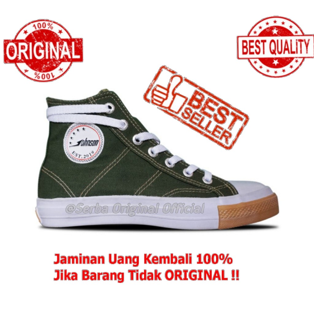 Sepatu johnson Classic Green High