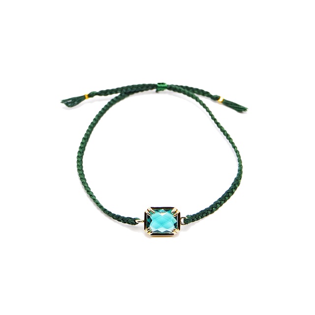 Allside Gelang tali / Gelang Gypsy / Gelang Boho majesty (green)