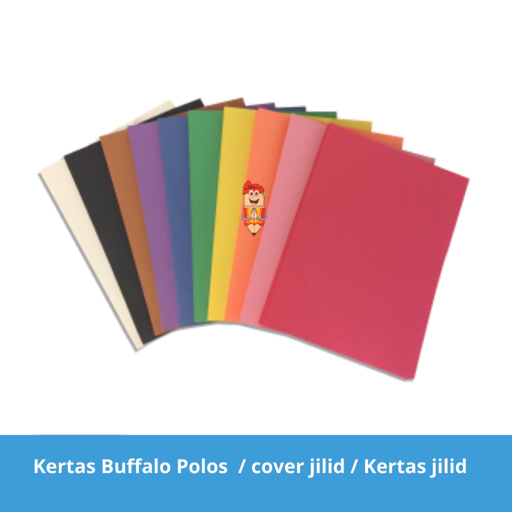 Jual Kertas Buffalo Folio Polos Cover Jilid Kertas Jilid Indonesia