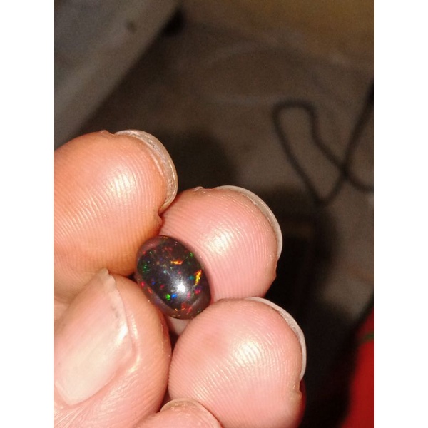 batu cincin kalimaya black opal banten asli natural