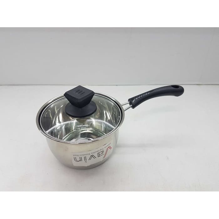 Panci Sauce pan stainless - Panci Susu Vavin 18 cm