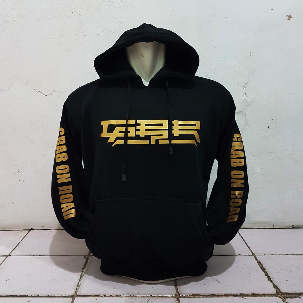 JAKET MOTOR HOODIE GBR GRAB ON ROAD BEST SELLER