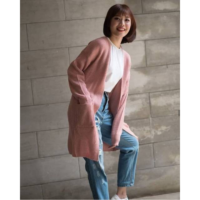 loocy cardy /sweater/sweater premium/cardy/oversize cardy/outer/knitt/warmknitt