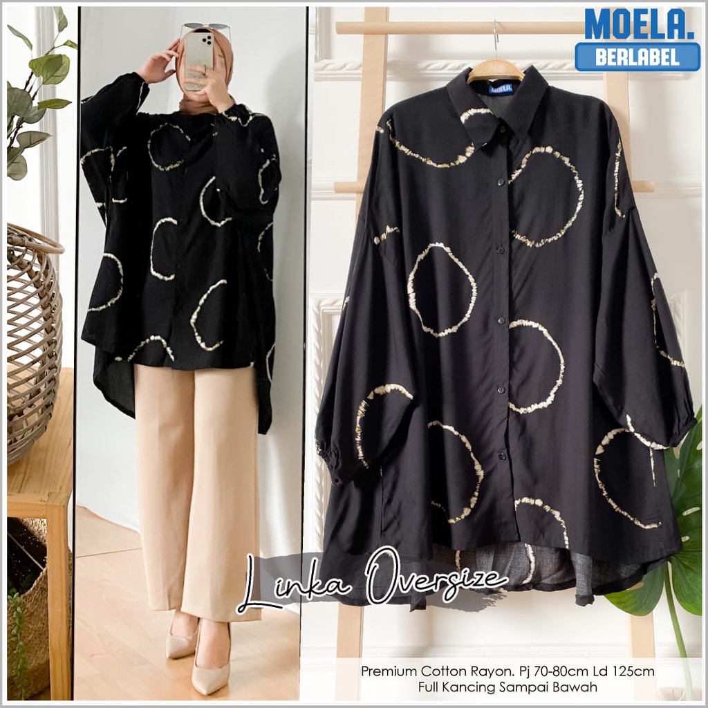 LINKA OVERSIZE BLOUSE BY MOELA