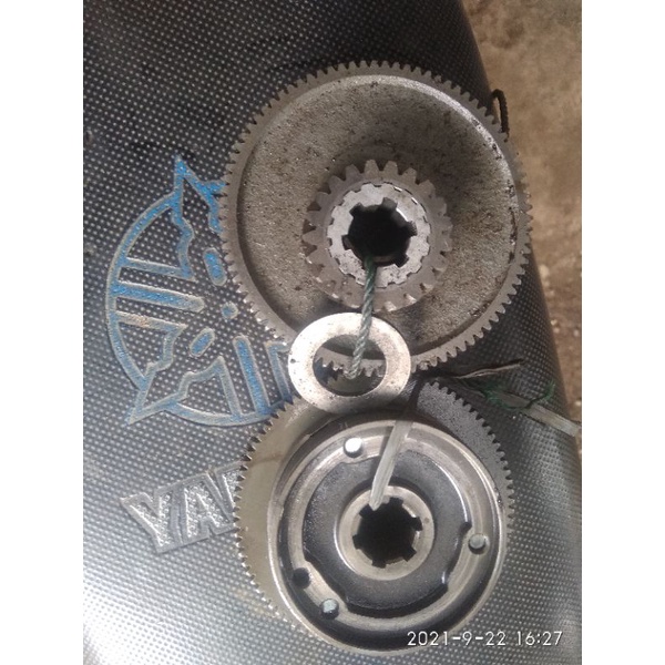 wanway/Gigi penghantar dobel stater Yamaha V80 Sdx Exselen