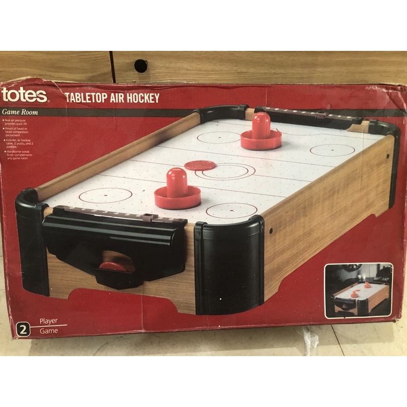 preloved mainan tabletop air hockey