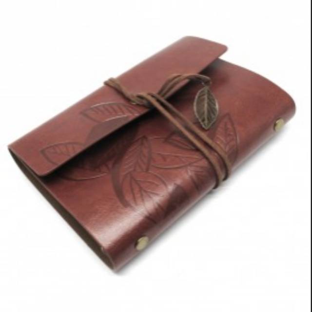 

Buku Catatan Binder Kulit Retro Leaf Kertas A5 - BSD666 - buku kuliah - buku kantor murah