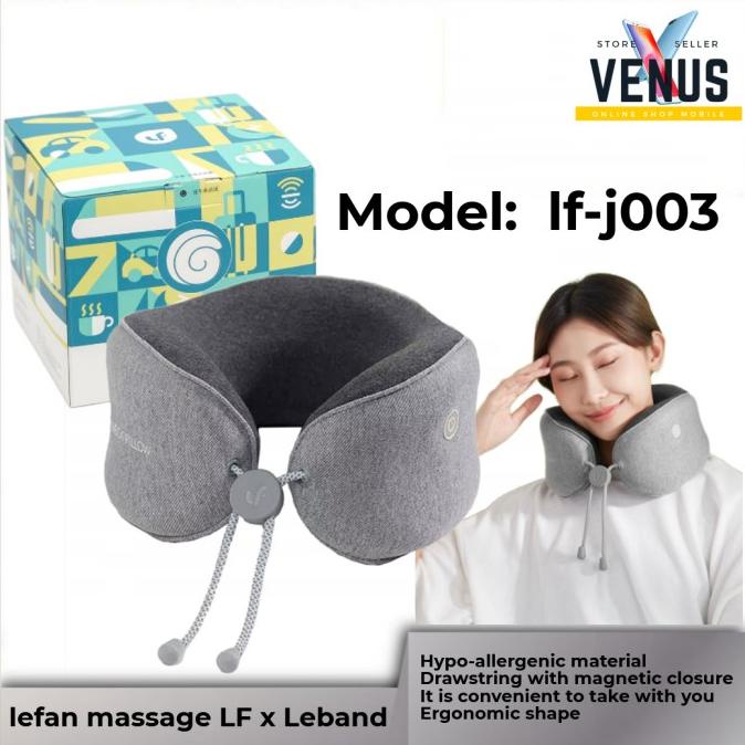 LF Lefan Neck pillow u-shaped Massage - Bantal traveling Pillow