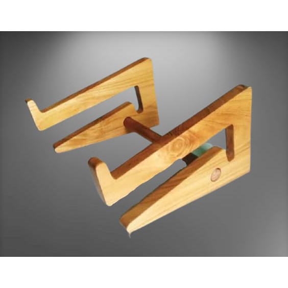 woodstand laptop / stand laptop simple bahan kayu