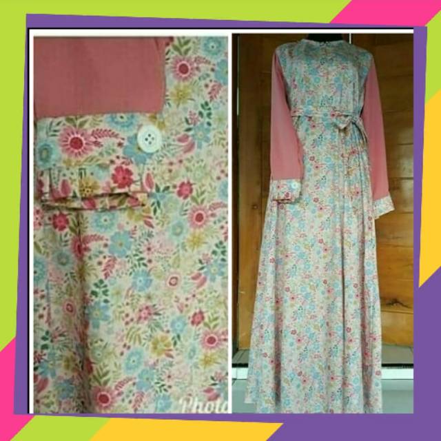 Gamis katun jepang ori by el hurriyah