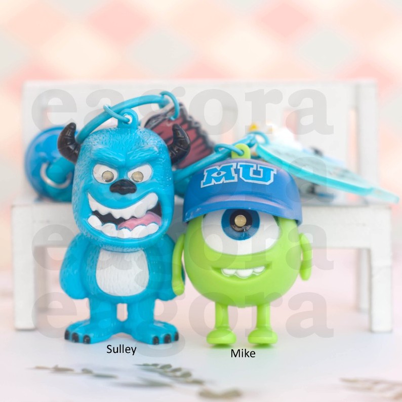 Gantungan Kunci Monster Inc Mike Sulley Lucu Unik Gantungan Tas Kado Hadiah