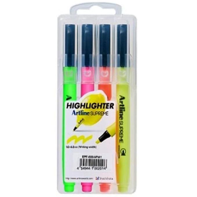 

Spidol Stabilo HIGHLIGHTER ARTLINE SET EPF-600 (4 Warna)