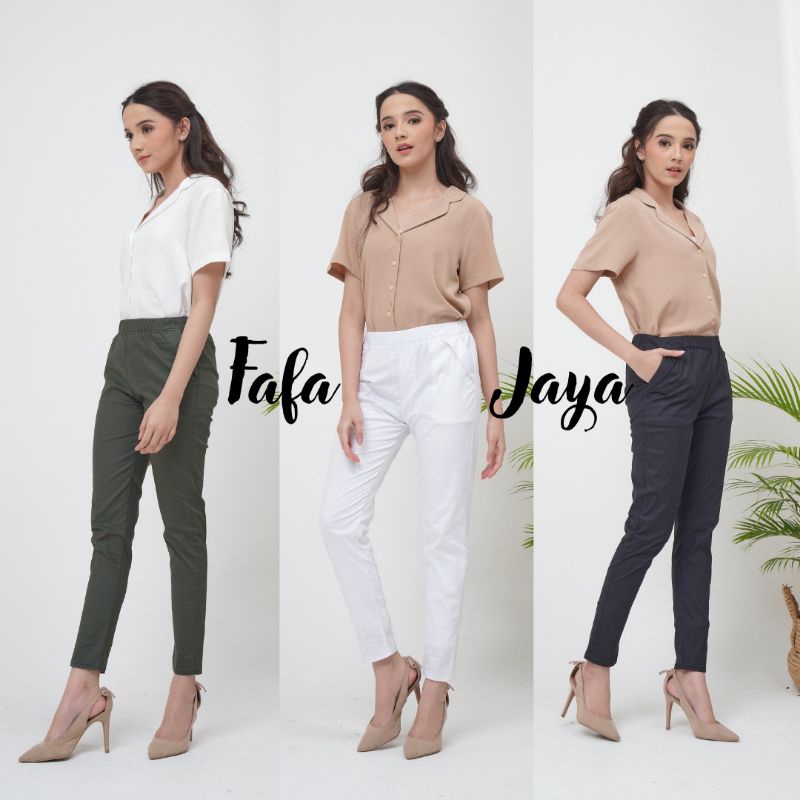 cotton pants   celana katun anti begah  1 