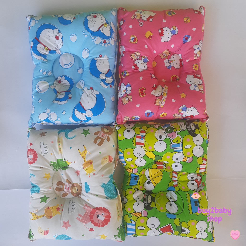 Bantal Peyang bayi motif karakter warna warni lucu