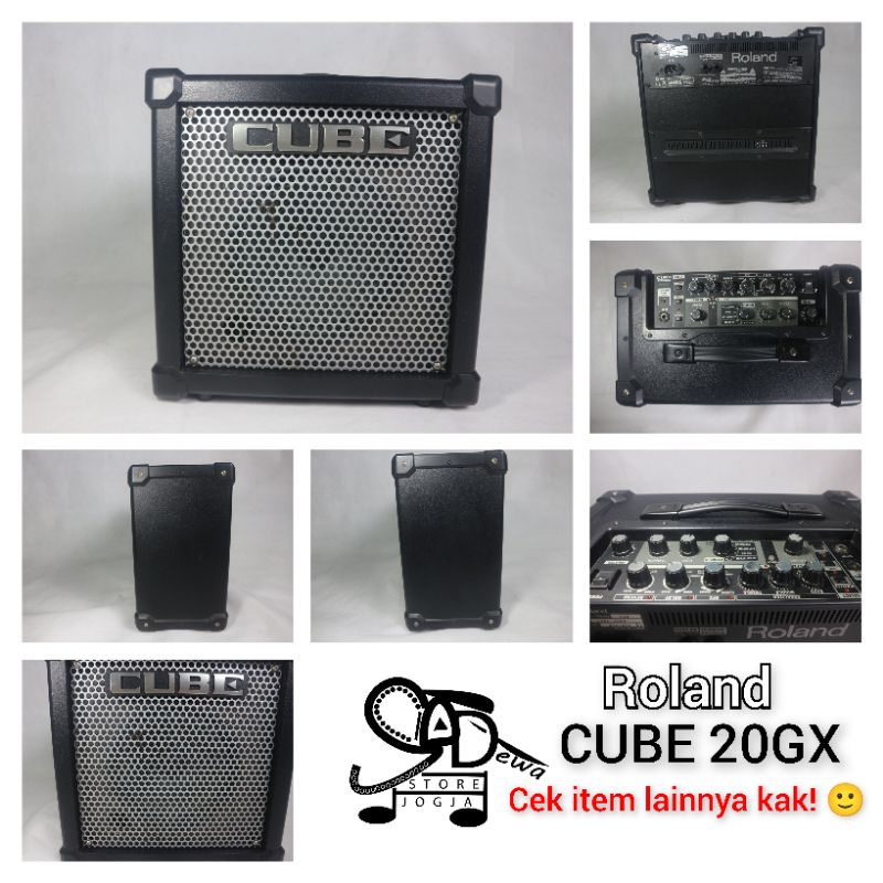 Roland Cube 20GX AMPLIFIER GITAR 20 GX AMPLI BKN 20X X XL